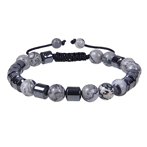 Black Beaded Bracelet