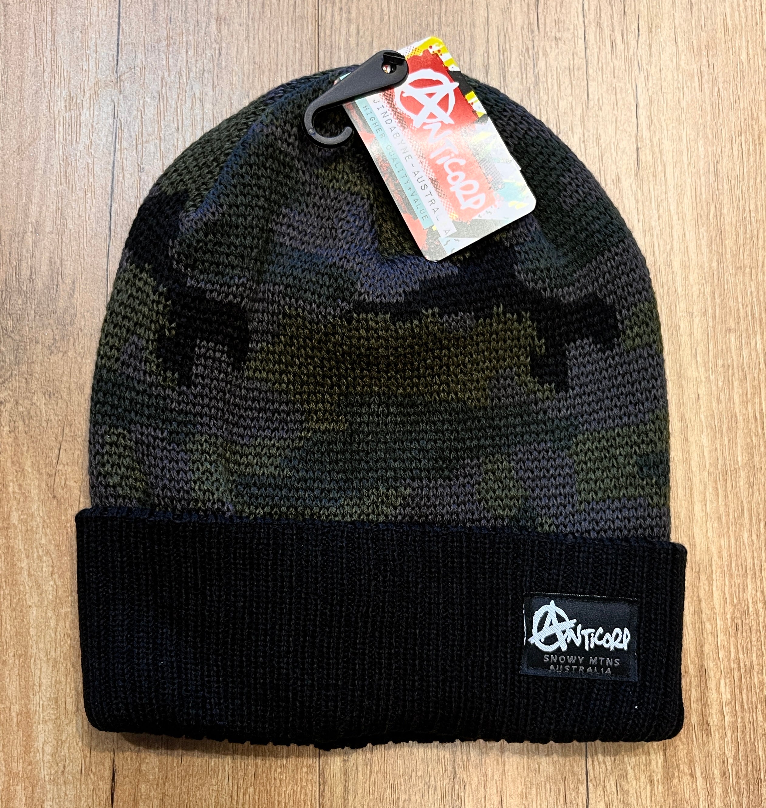 Anticorp Camo Beanie - Warm Military Style Winter Hat for Men & Women - Perfect for Outdoor Activities, Hunting, and Cold Weather