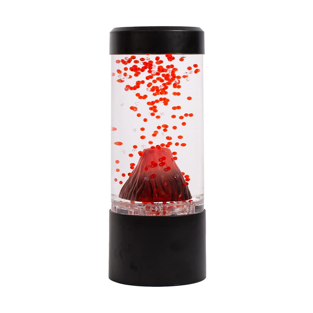 RED5 Battery Powered Volcano Light - Underwater Eruption LED Lamp with Portable Red Glow for Pool, Aquarium & Night Light Decor | Perfect for Parties, Halloween & Outdoor Decorations