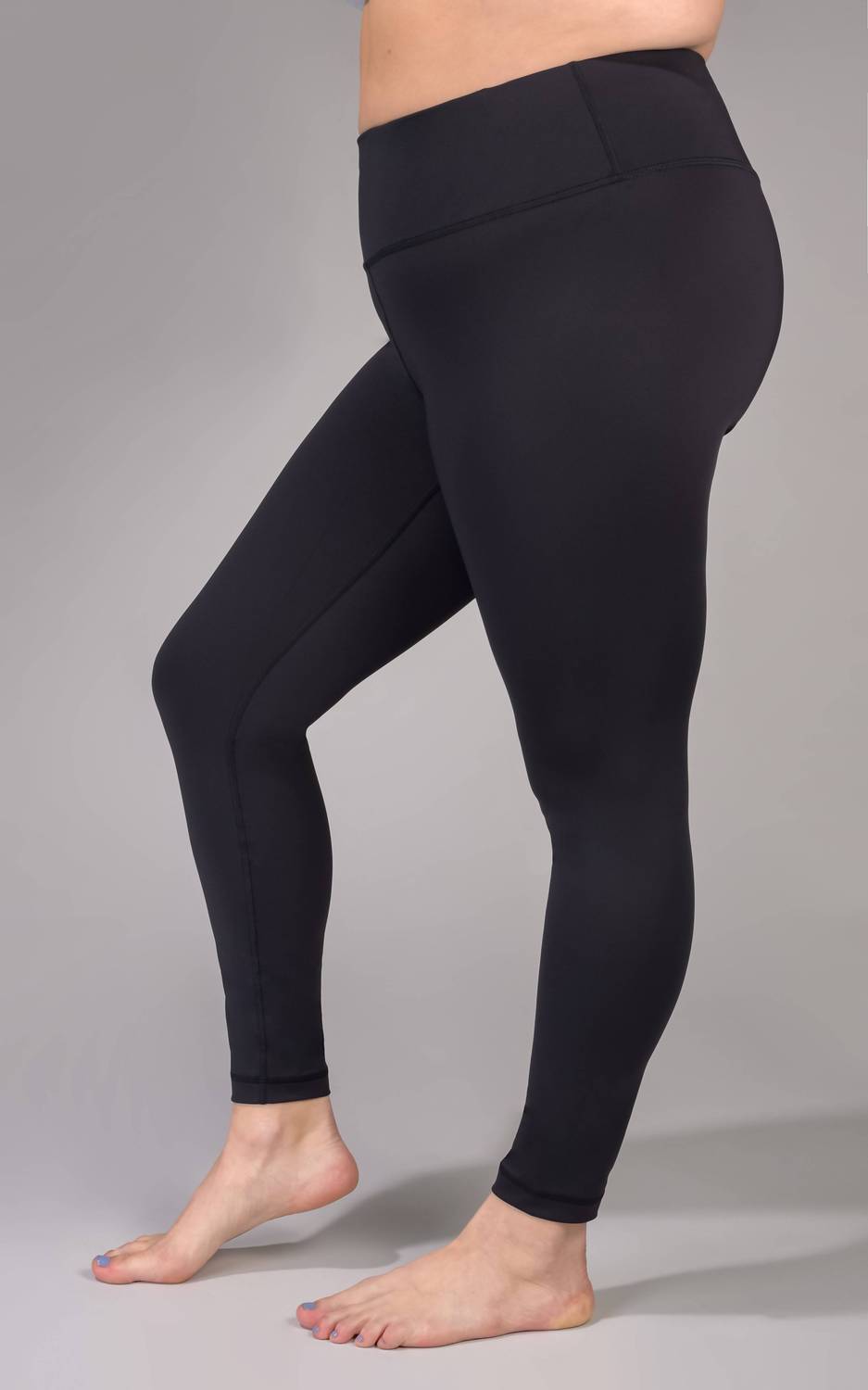Squat Proof Interlink High Waist Leggings for Women - Black Workout Leggings for Yoga, Gym & Running
