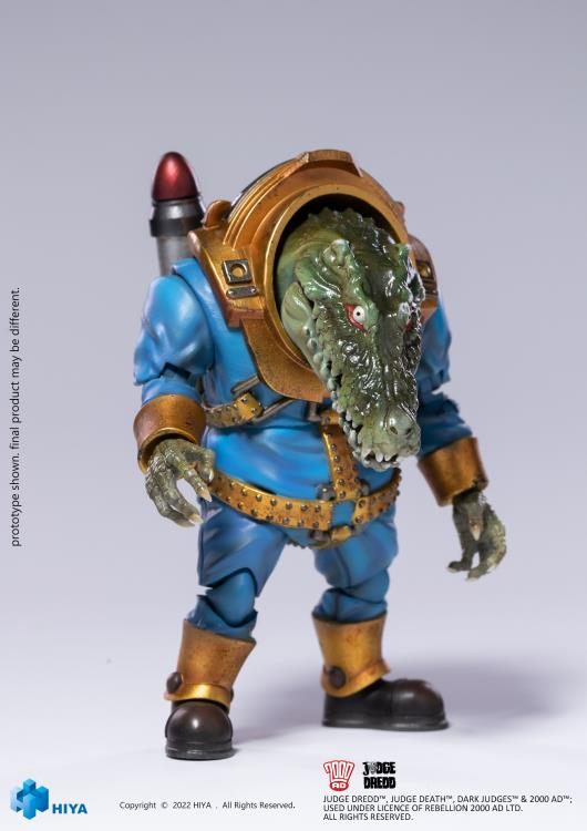 1/18 HIYA 4inch Action Figure - Exquisite Mini Series Judge Dredd Klegg Mercenary Collectible Toy for Display & Play | Perfect for Comic Fans & Collectors