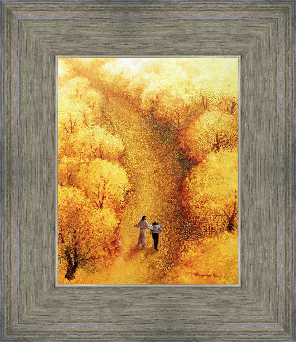 By Your Side - Heartwarming Art Print by Yongsung Kim | Christian Home Decor, Wall Art for Living Room & Bedroom | Perfect Gift for Weddings, Anniversaries & Housewarming