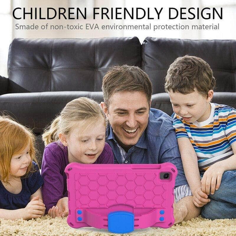 Durable EVA Protective Case for Samsung Galaxy Tab A7 Lite 2021 (T220/T225) with Adjustable Shoulder Strap - Perfect for Travel, School, and Everyday Use