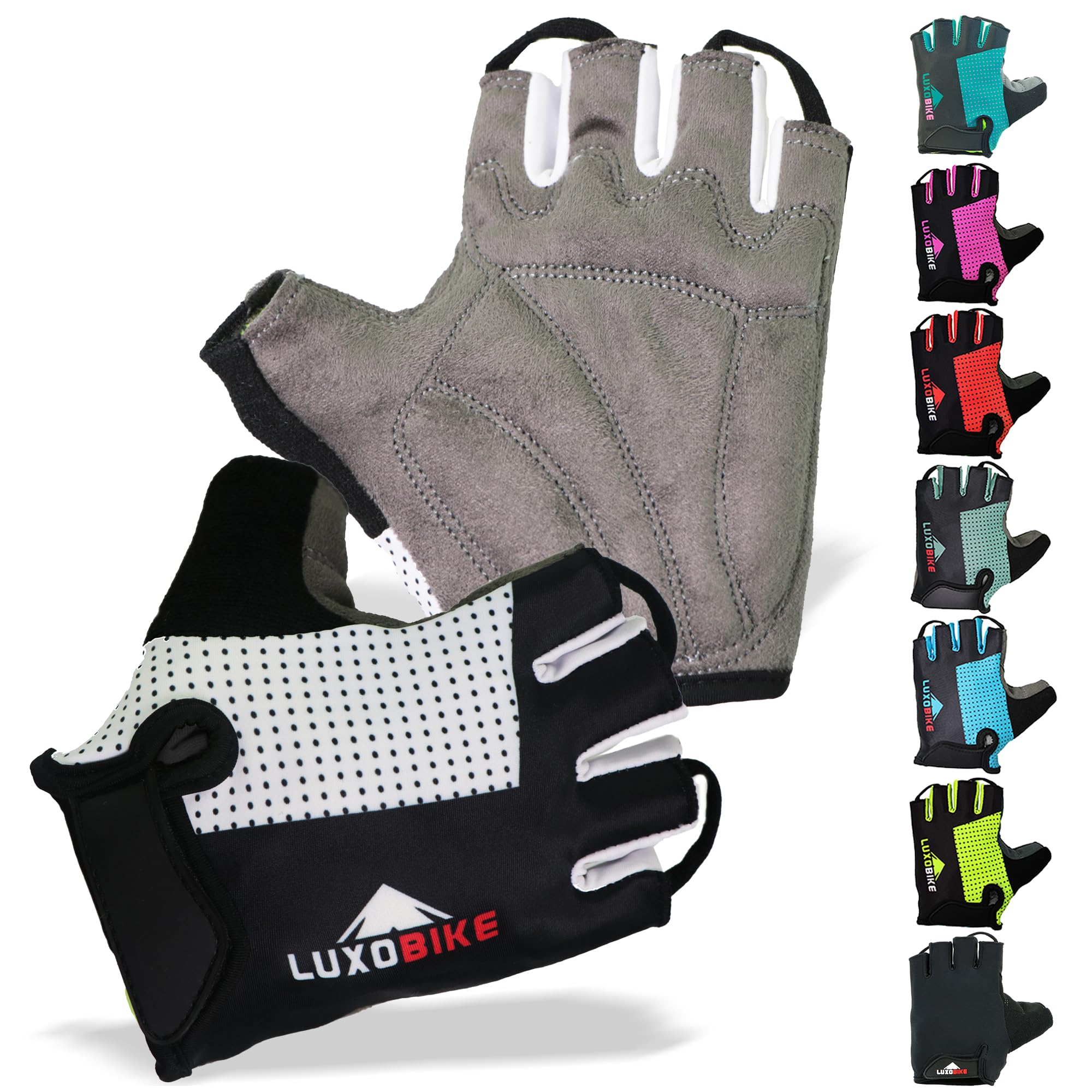 Cycling Gloves - Anti-Slip Shock Absorbing for Mountain Bike | Men/Women Sports Gear for Outdoor Riding