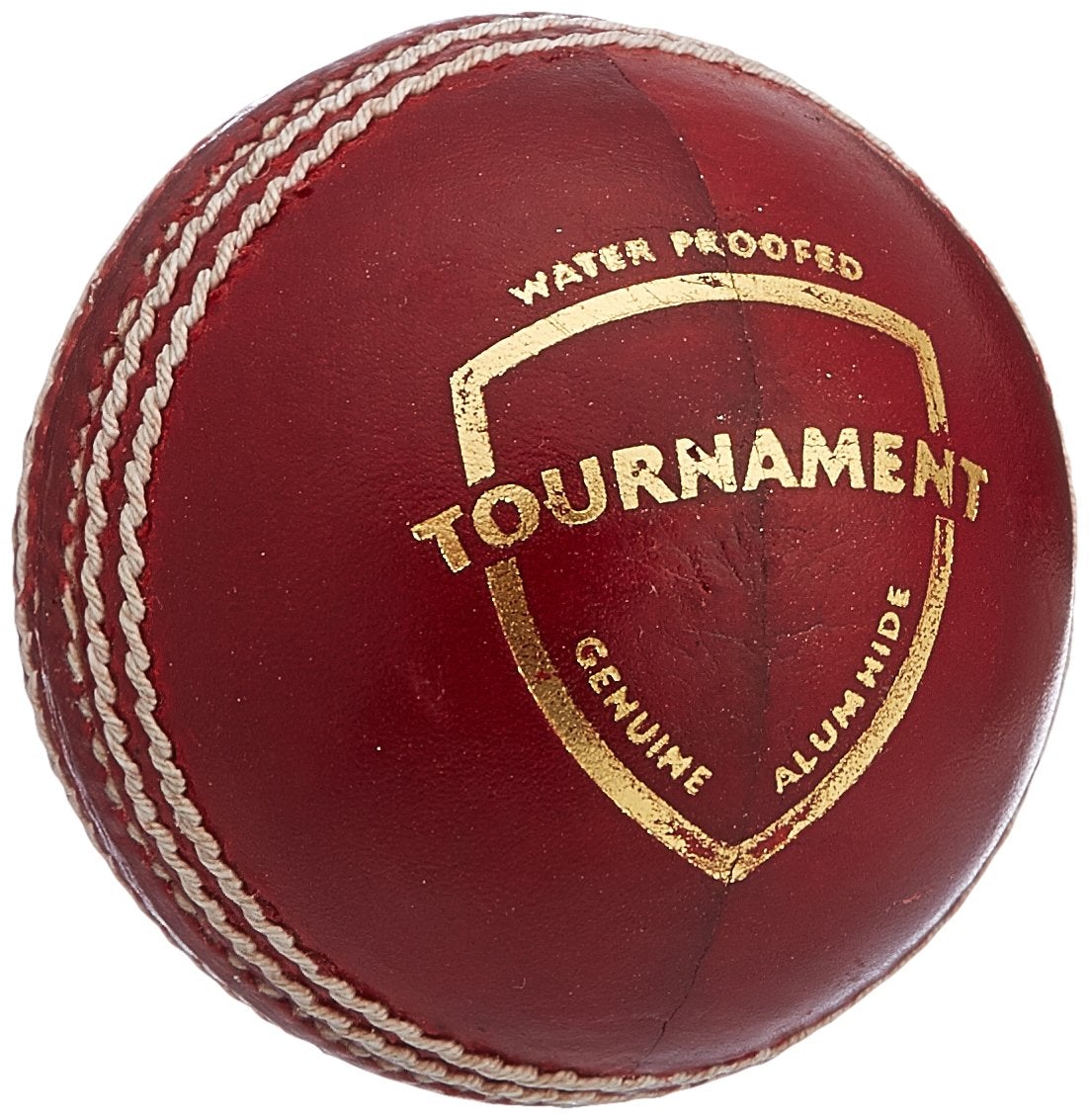Premium SG Tournament Cricket Ball (Red) - Official Match Grade Leather Cricket Ball for Competitive Play - Perfect for Practice, Training, and Professional Cricket Matches