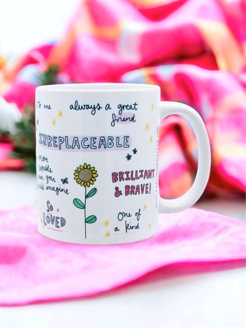 Personalized Sister Mug - Best Birthday & Christmas Gift for Sister, Cousin, or Rakhi - Cute Coffee Cup with 'Sister You Are' Design - Perfect for Home, Office & Gifting