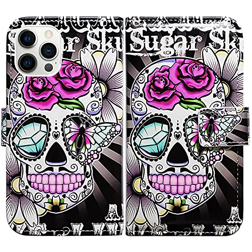Purple Flower Sugar Skull