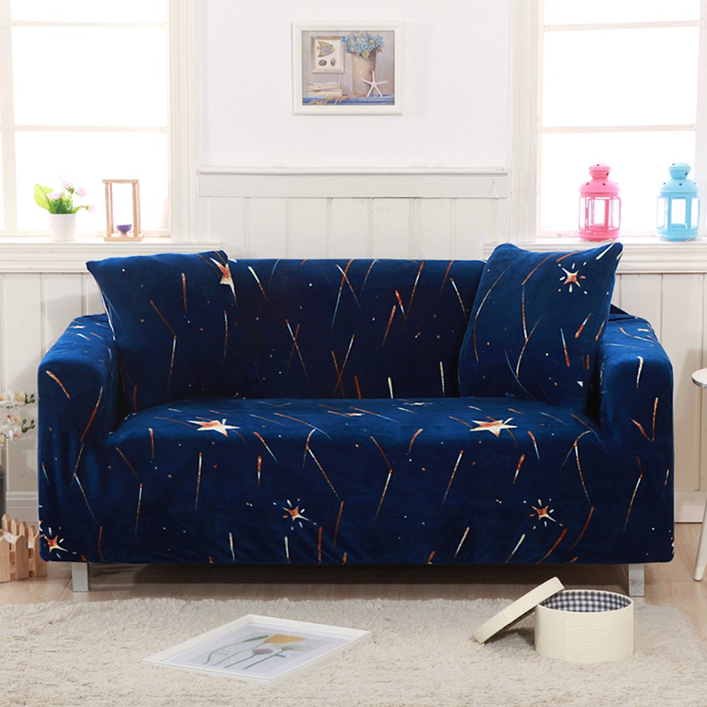 Premium Thickened Elastic Sofa Slipcover - Plush Couch Cover for 1-Seater (35
