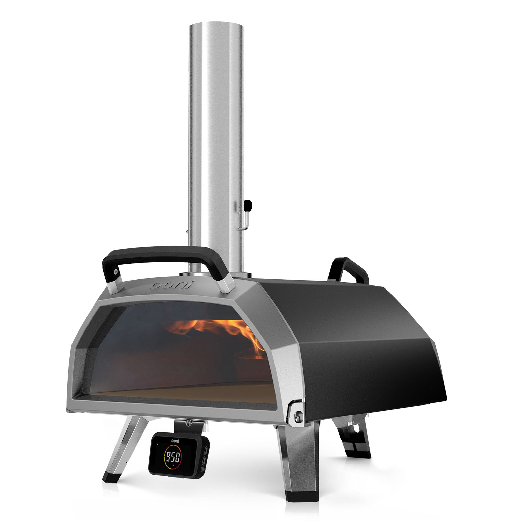 Ooni Karu 2 Pro Gas Burner Bundle for Natural Gas - Portable Outdoor Pizza Oven Accessory for Backyard, Camping & Tailgating
