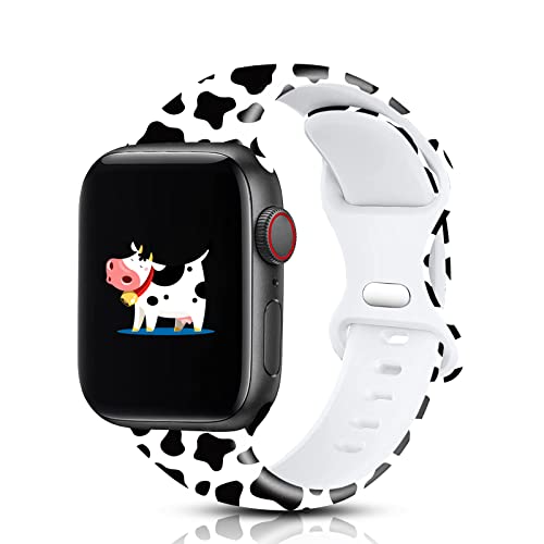 Premium Sport Band for Apple Watch 38mm 40mm 41mm 42mm 44mm 45mm 49mm - Soft Silicone Replacement Strap Compatible with iWatch Series SE 8 7 6 5 4 3 2 1 - Stylish Cute Watch Band for Women - Perfect for Workouts, Running, Yoga & Everyday Wear