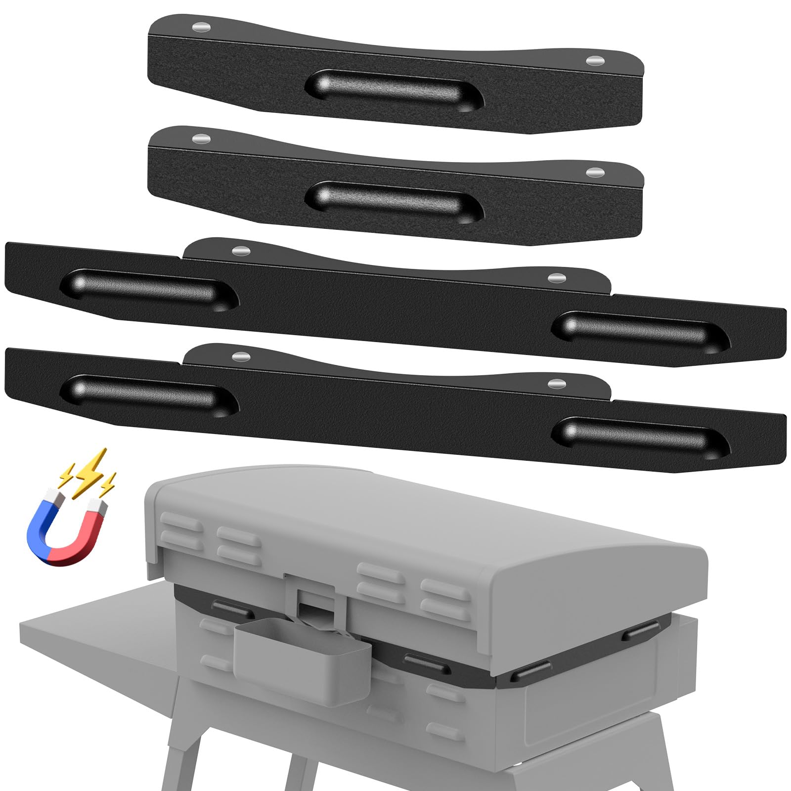 Premium Magnetic Stainless Steel Wind Guards for Blackstone 22