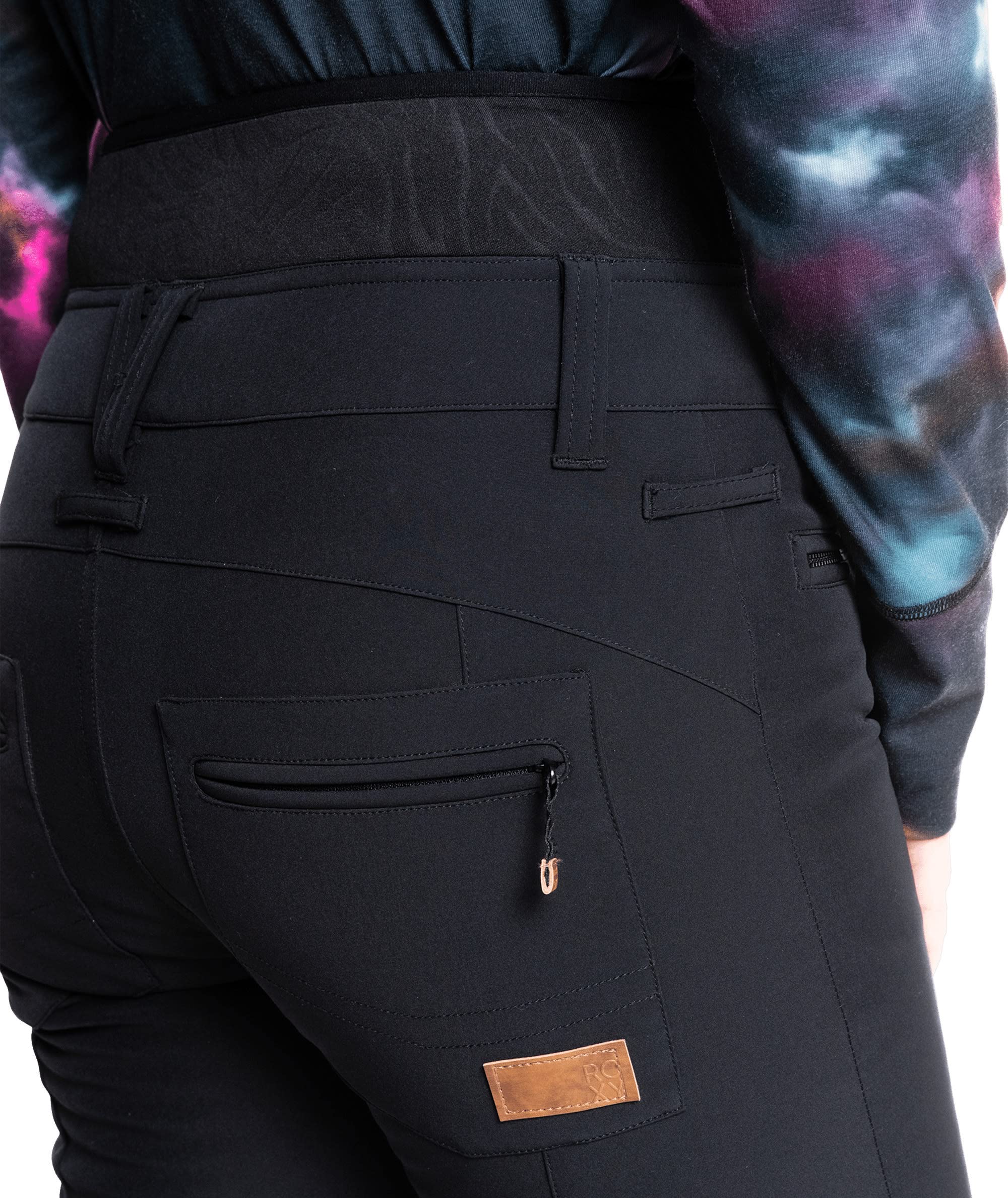 Roxy Women's Rising High Snow Pants - Waterproof Insulated Ski Pants for Winter Sports & Outdoor Activities