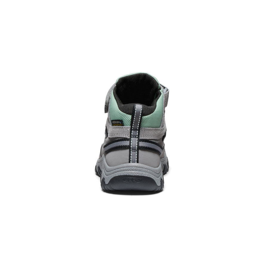 Little Kids' Targhee IV Waterproof Hiking Boots - Alloy/Granite Green | Durable Outdoor Shoes for Boys & Girls | Perfect for Trail Hiking, Camping & Outdoor Adventures