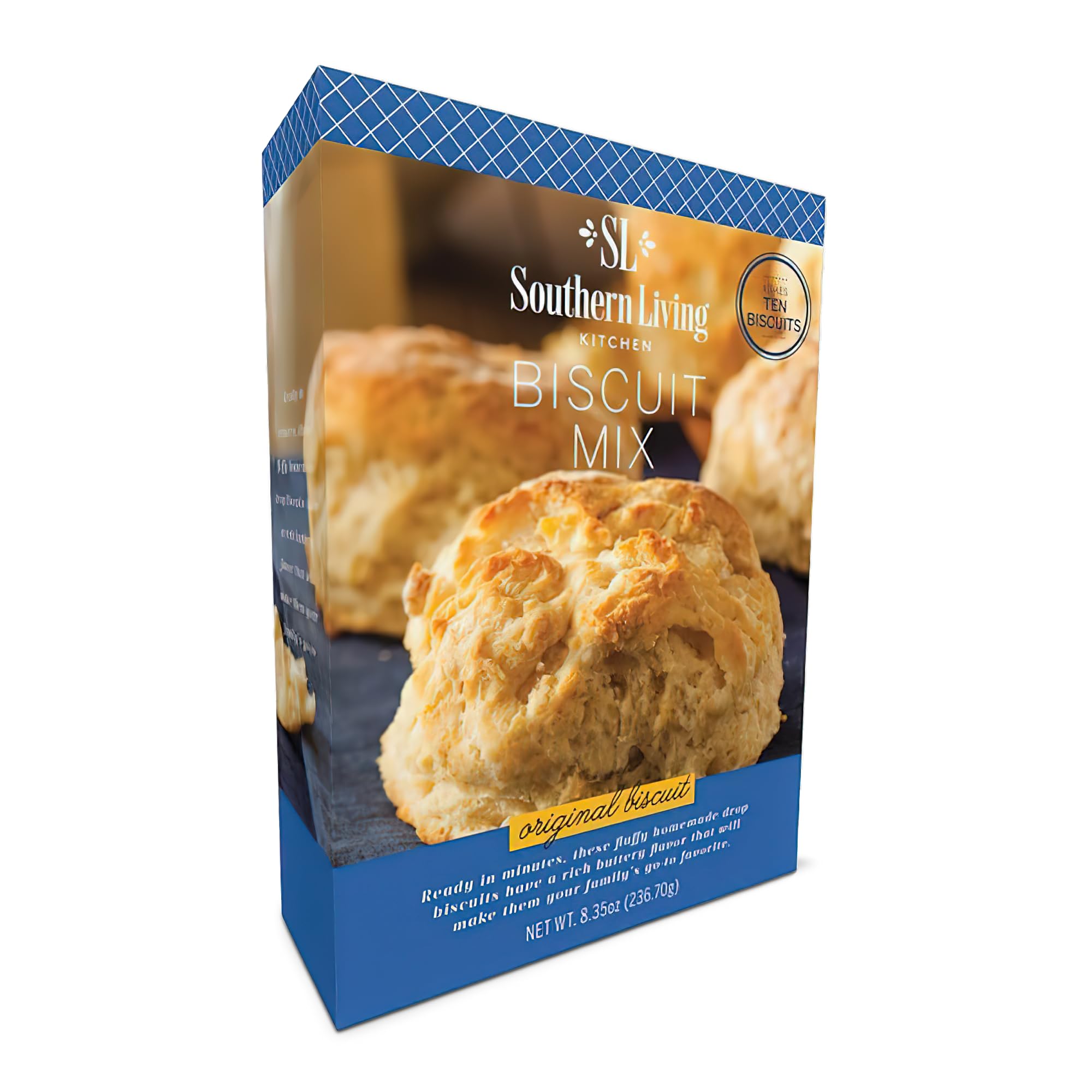 Southern Living Gourmet Original Biscuit Mix - Easy-to-Bake Dinner & Breakfast Biscuits | Pantry Staple Baking Mix (Makes 10) | Perfect for Family Meals, Brunch & Holiday Gatherings