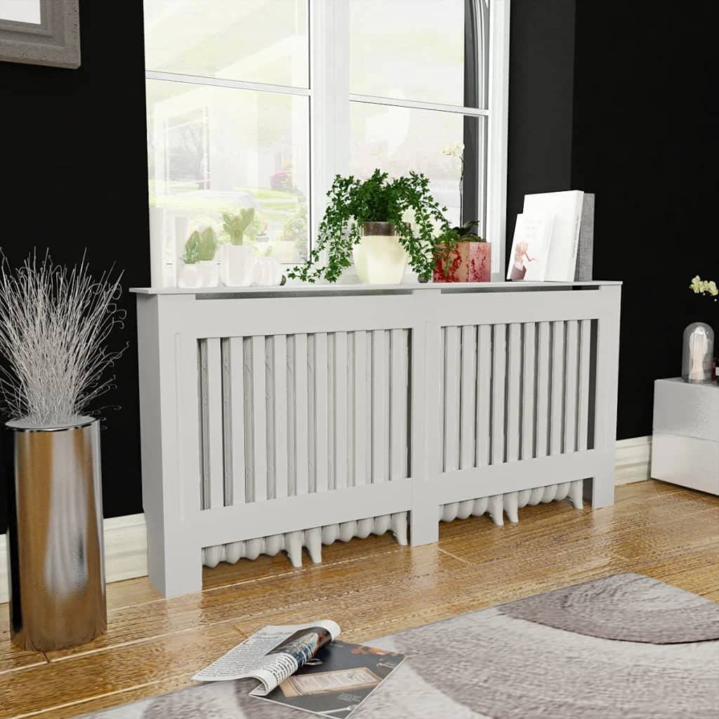 Modern White MDF Radiator Cover 67.7