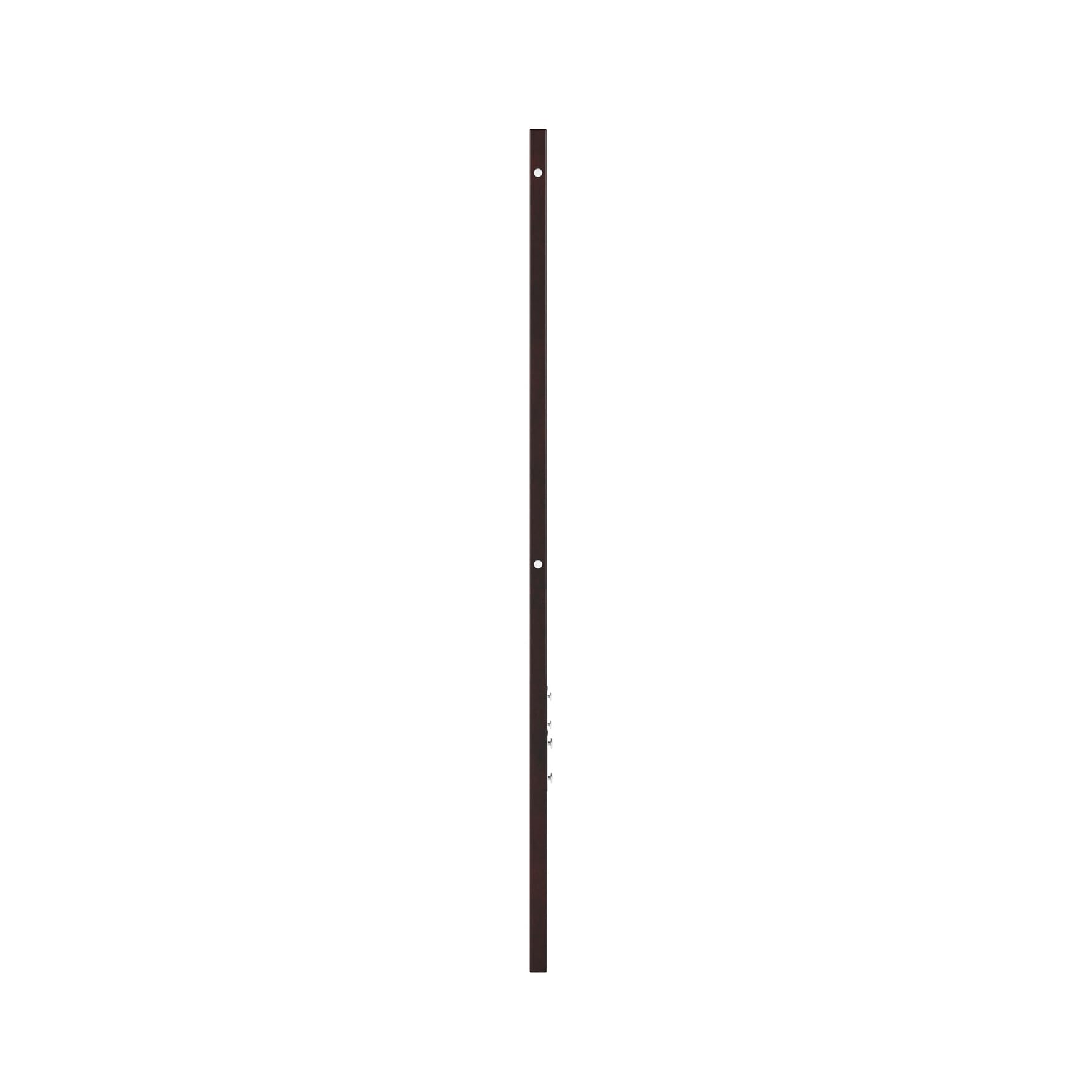 AFI NoHo Solid Wood Panel Headboard with USB Charging Port - Twin Size Espresso Brown - Perfect for Bedroom Upgrade & Modern Home Decor