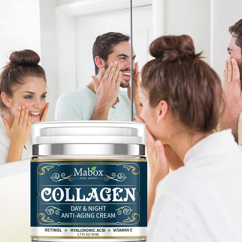 Collagen Moisturizing Facial Cream - Anti-Aging & Hydrating Skin Care for Women - Perfect for Daily Use & Night Routine