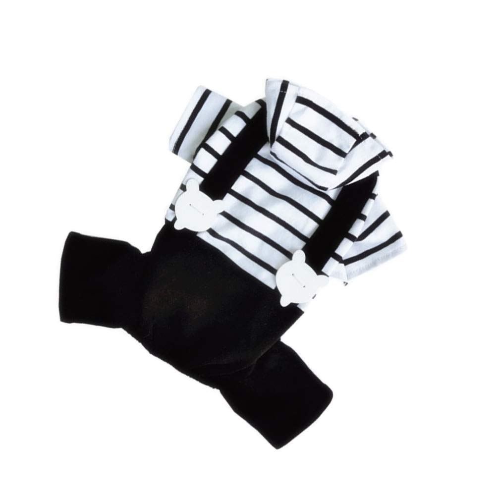 Balacoo 1pc Dog Costume - Pet Clothes with Suspenders & Pants for Small & Medium Dogs - Cute Party Outfit for Halloween, Christmas & Dress-Up Events