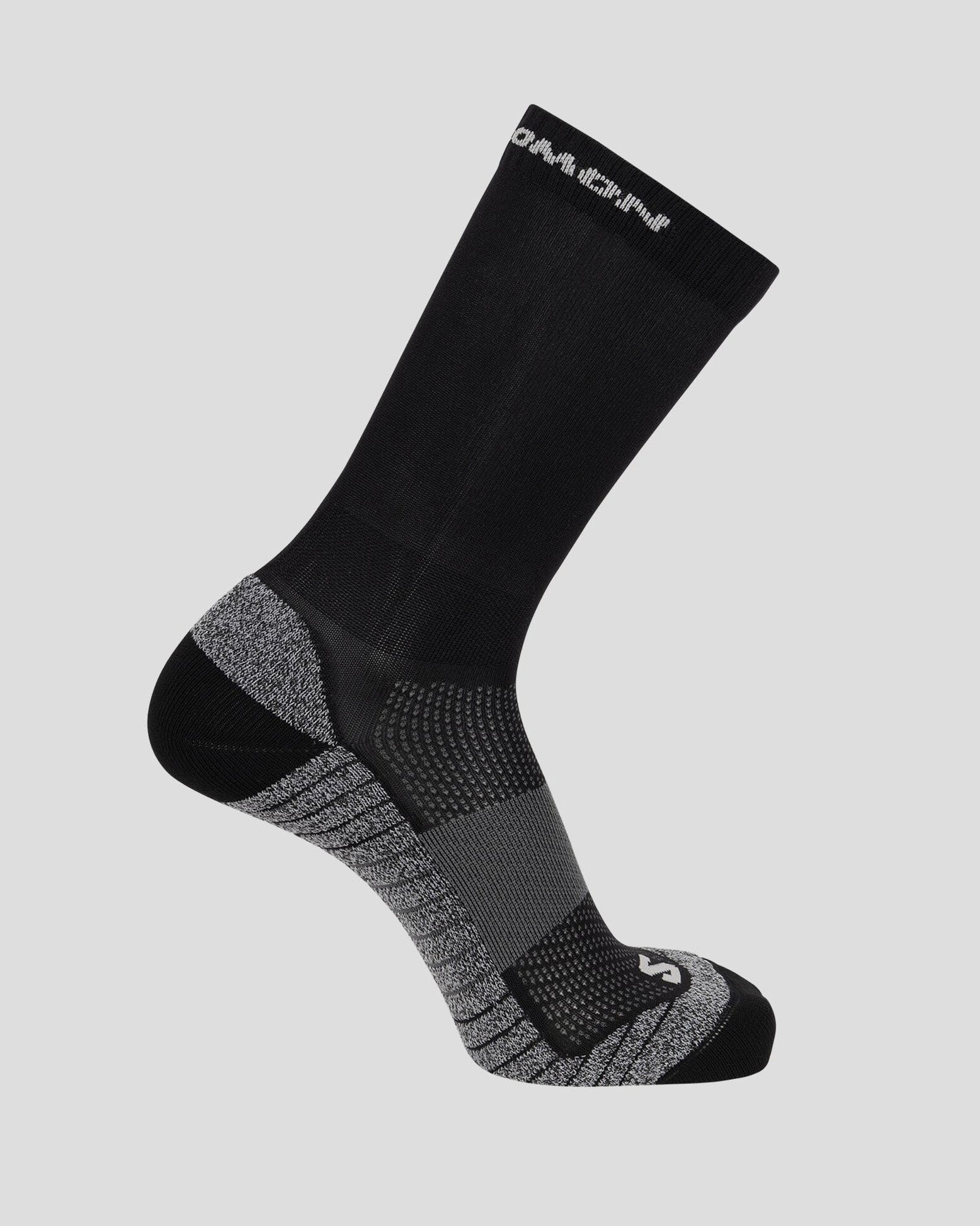 Salomon Aero Crew Socks - Black/Ebony/Pearl Blue | Moisture-Wicking Hiking & Running Socks for Men & Women | Perfect for Outdoor Adventures & Athletic Performance