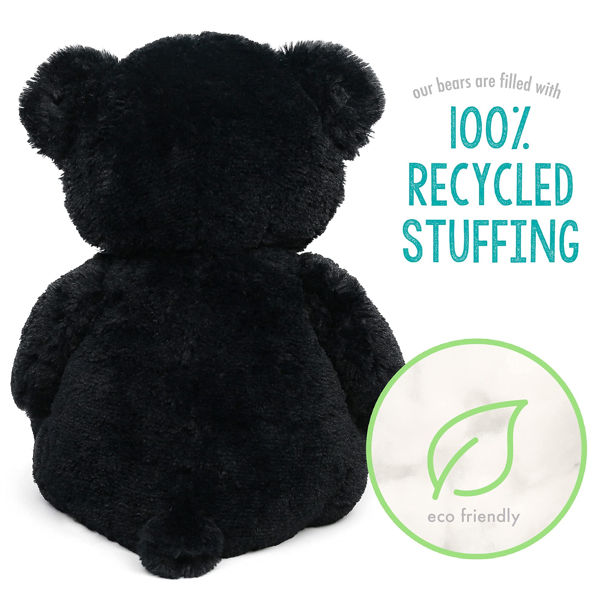 LotFancy 36 Inch Giant Teddy Bear - 3 Feet Large Plush Stuffed Animal with Footprints | Perfect Gift for Birthday, Anniversary, Valentine's Day | Cute Home Decor for Bedroom, Nursery, or Romantic Surprise