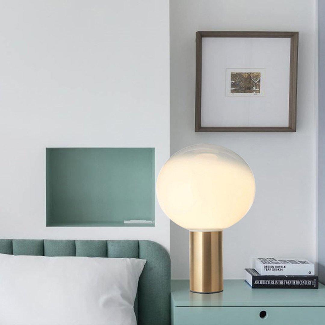Laguna Table Lamp - Modern LED Nightstand Lamp with USB Port, Adjustable Brightness for Bedroom, Living Room, and Office Decor
