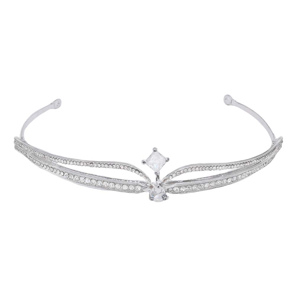 Sparkling Rhinestone Tiara for Women - Elegant Crystal Bridal Crown for Wedding, Prom, Party | Perfect for Brides, Pageants & Special Occasions