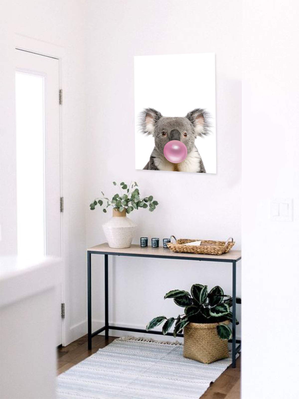 Funny Koala with Bubble Gum Pop Art Poster - 32