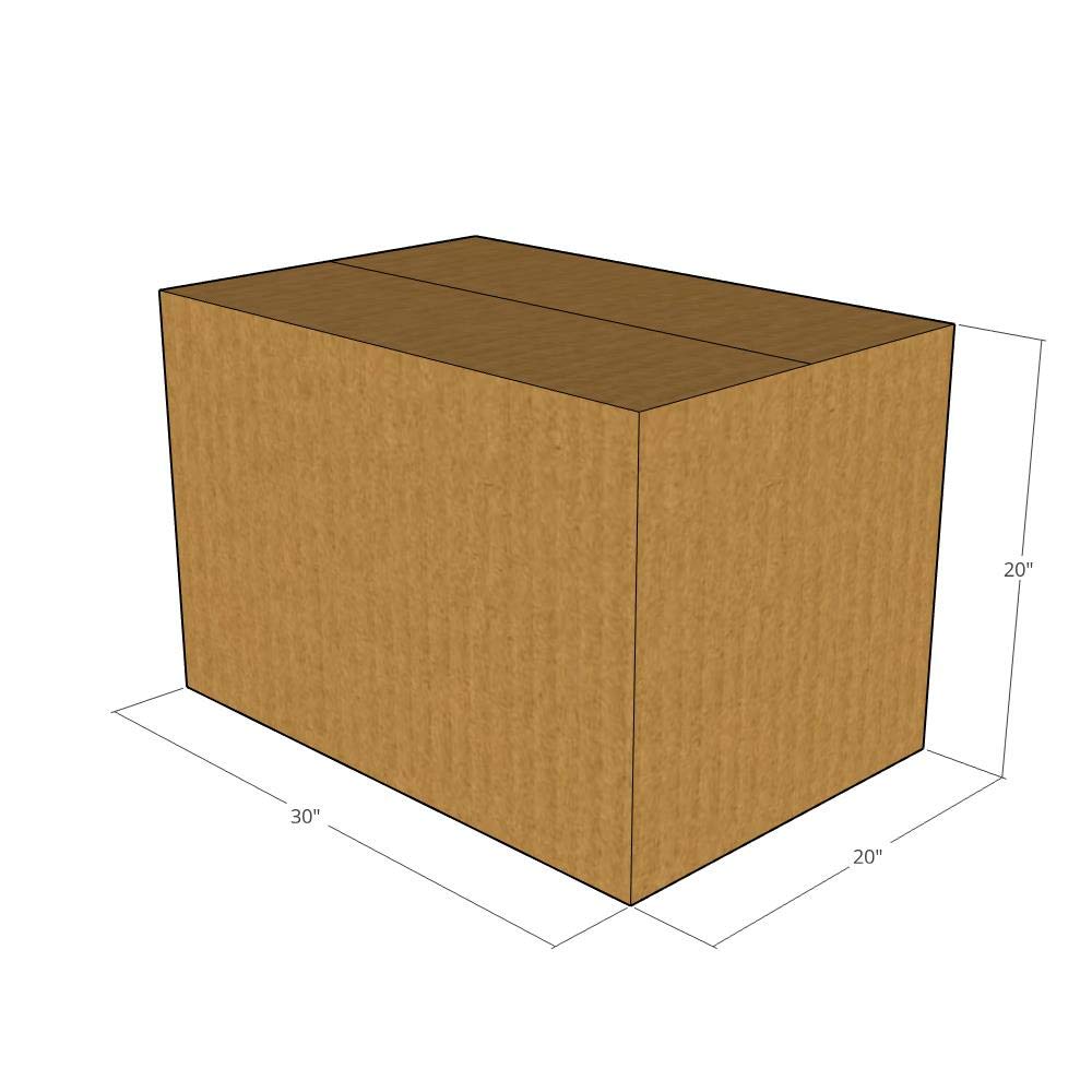 75 - 30x20x20 Inches - 32 ECT Heavy Duty Corrugated Shipping Boxes - Perfect for Moving, Storage & E-commerce Packaging
