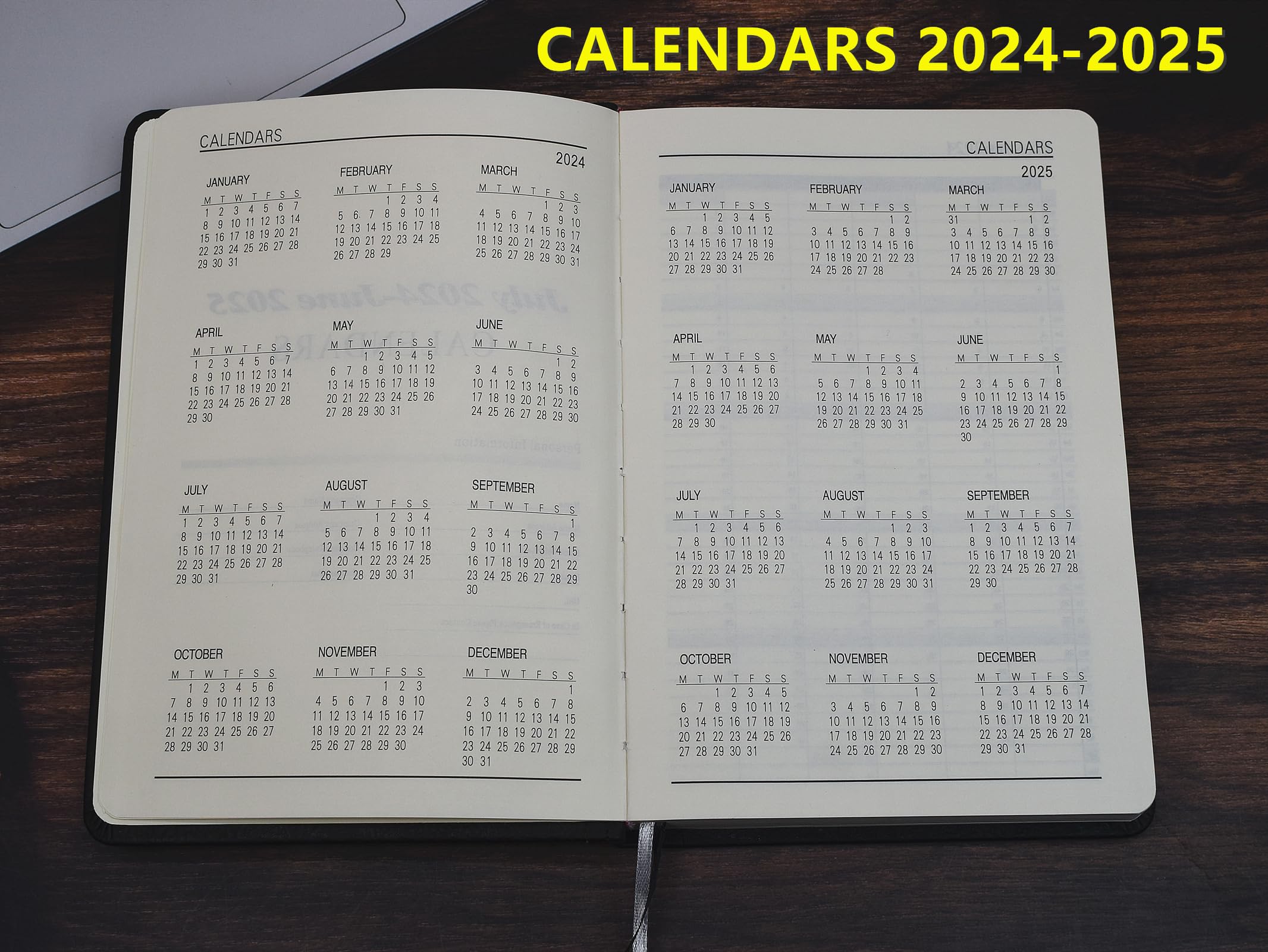 2024-2025 Academic Planner - A5 Daily Diary with Monthly Tabs (July 2024 to June 2025) | Productivity Organizer with 2 Bookmarks, Pen Loop & Inner Pocket | 21×14.5cm Pink | Perfect for Students, Teachers & Professionals