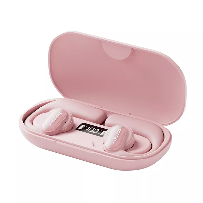 Sanag Z30S Pro Wireless Bluetooth Headphones - Open Ear Air Conduction Sport Headset with Ear Hook, HD Sound & IPX7 Waterproof - Perfect for Running, Cycling & Workouts