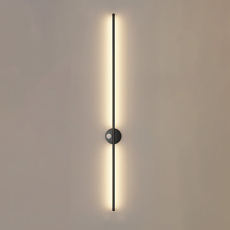 Rechargeable Infinity Edge Wall Light - Modern LED Night Light for Bedroom, Hallway, Stairs - Dimmable & Wireless Home Decor Lighting