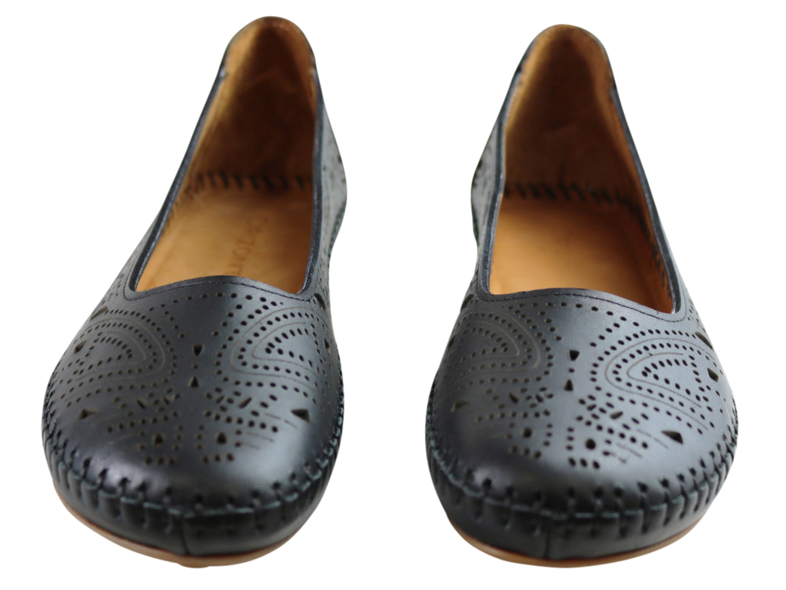 Orizonte Daya Women's Comfortable Leather Shoes - European Style for Work, Walking & Casual Wear