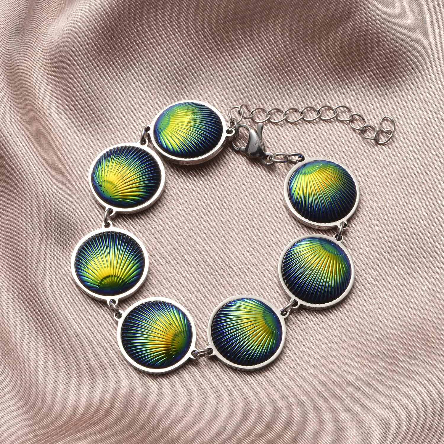 Stainless Steel Seashell Charm Bracelet for Women - Elegant Adjustable Station Jewelry, Perfect Birthday Gift for Her | Beach Vacation, Summer Outfit Accessory
