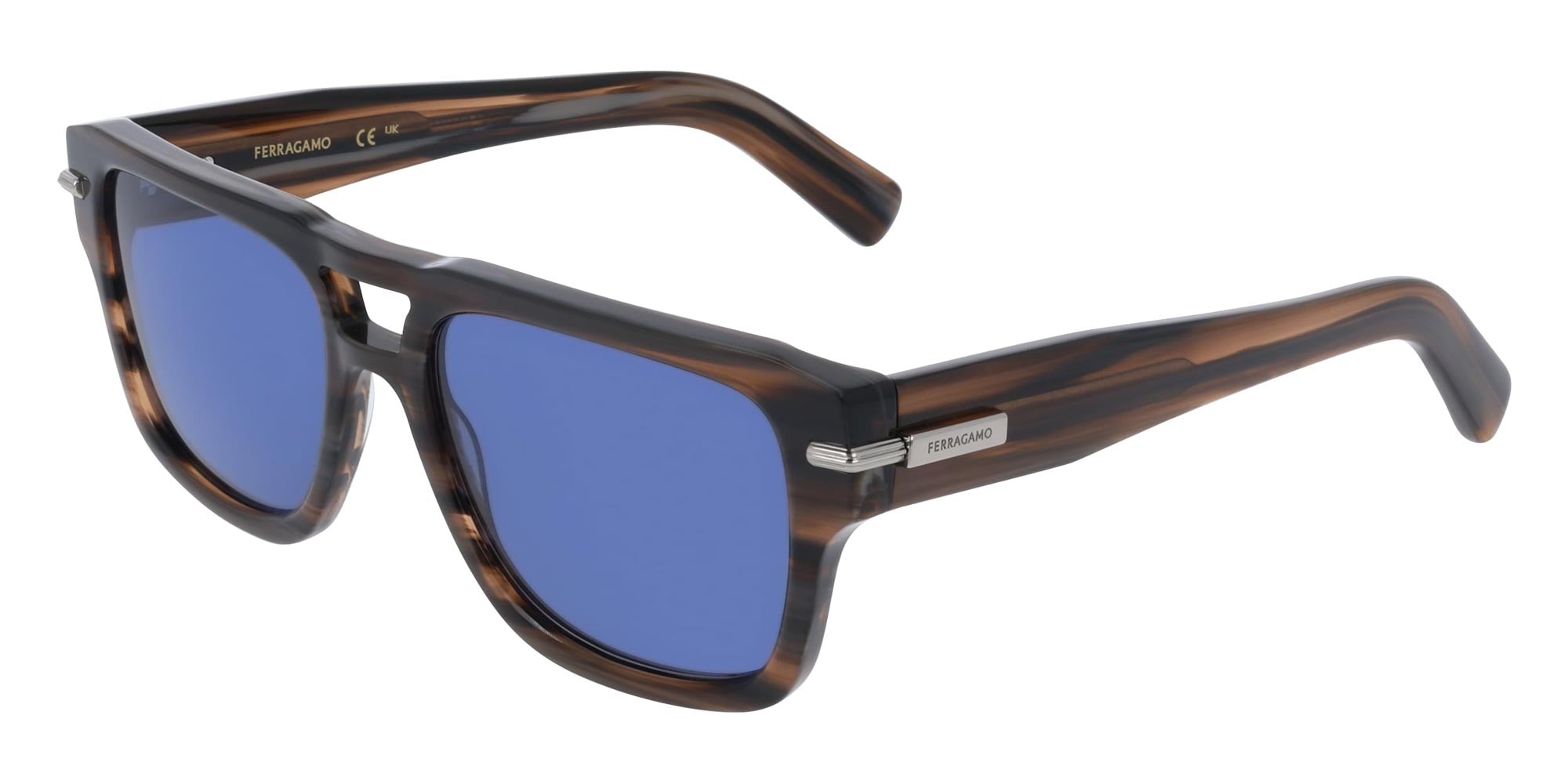 Striped Brown/Blue