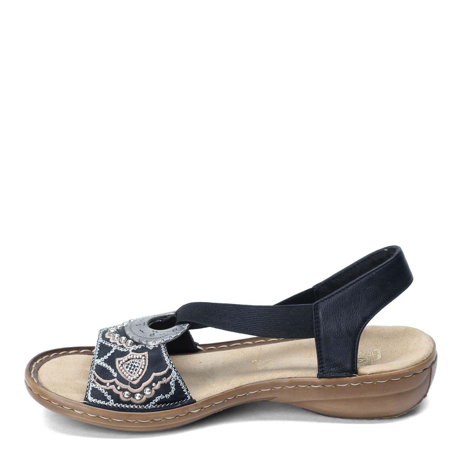 Rieker Women's Regina Comfort Sandals - Lightweight & Cushioned Walking Shoes for Women - Perfect for Travel, Work, and Everyday Wear