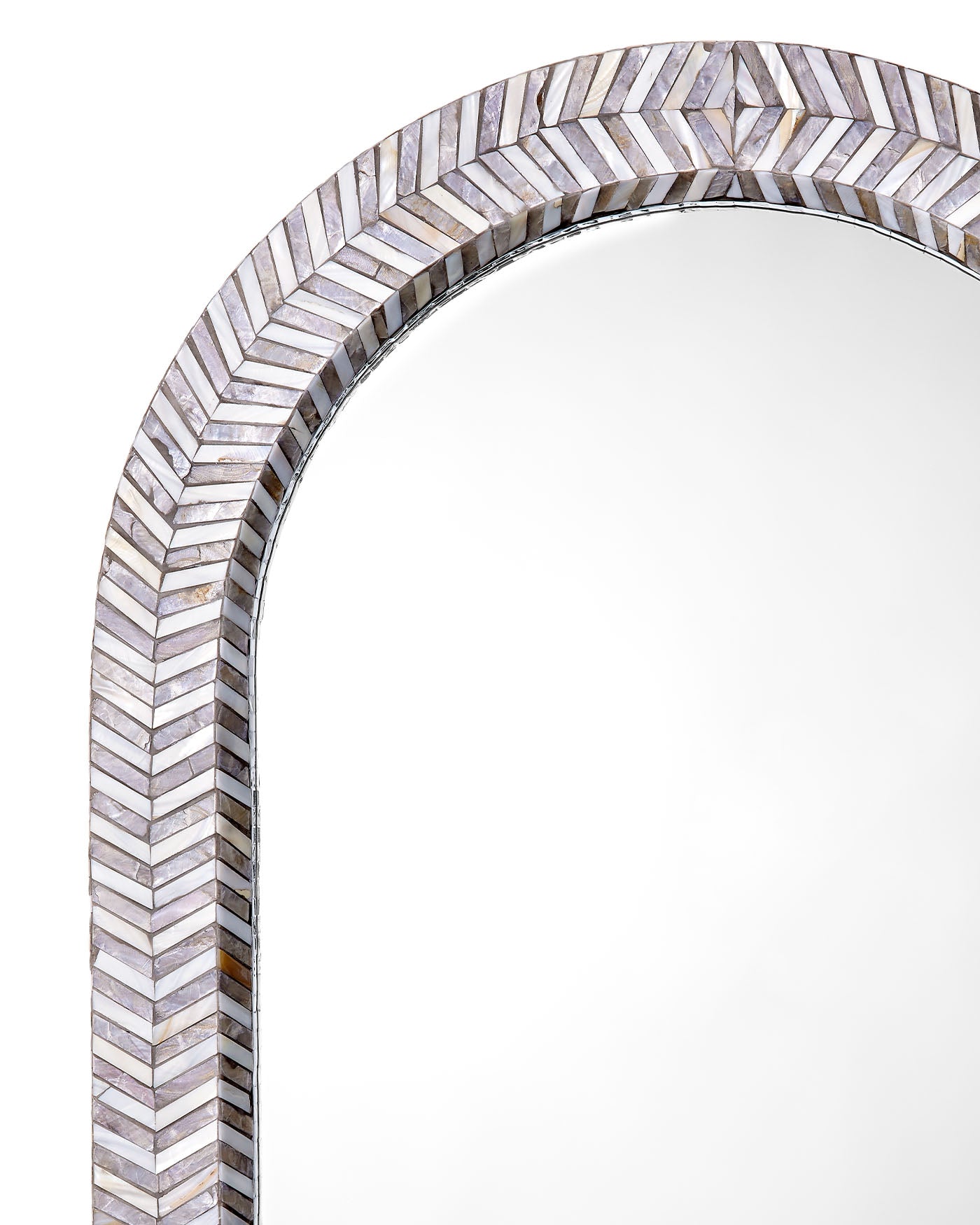 Beverly Arch Mirror - Elegant Full-Length Wall Mirror with Metal Frame for Home Decor, Bedroom, Living Room, and Entryway