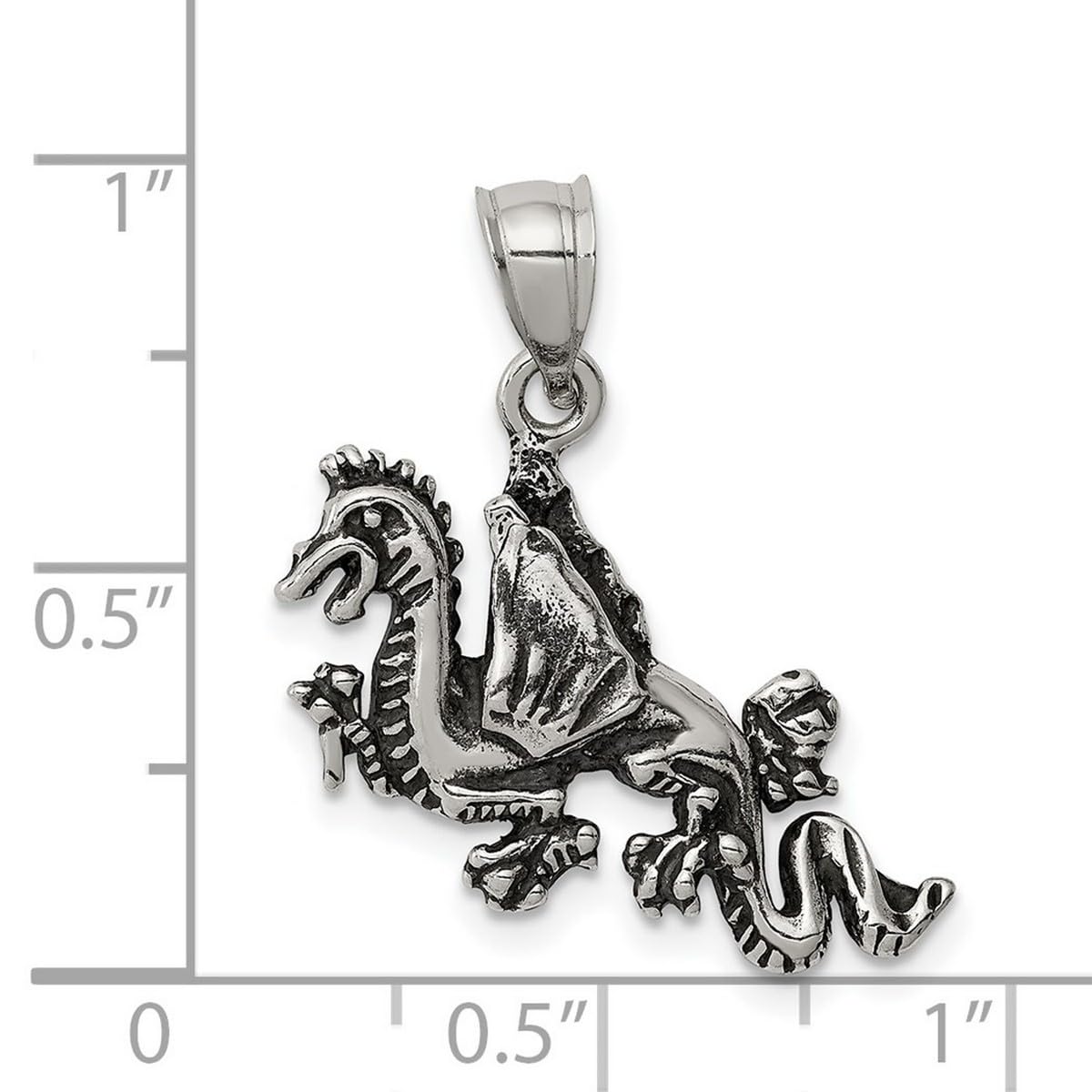 925 Sterling Silver Oxidized Flying Dragon Pendant Necklace for Women | Handcrafted Jewelry | Perfect for Gifts, Parties & Boho Fashion