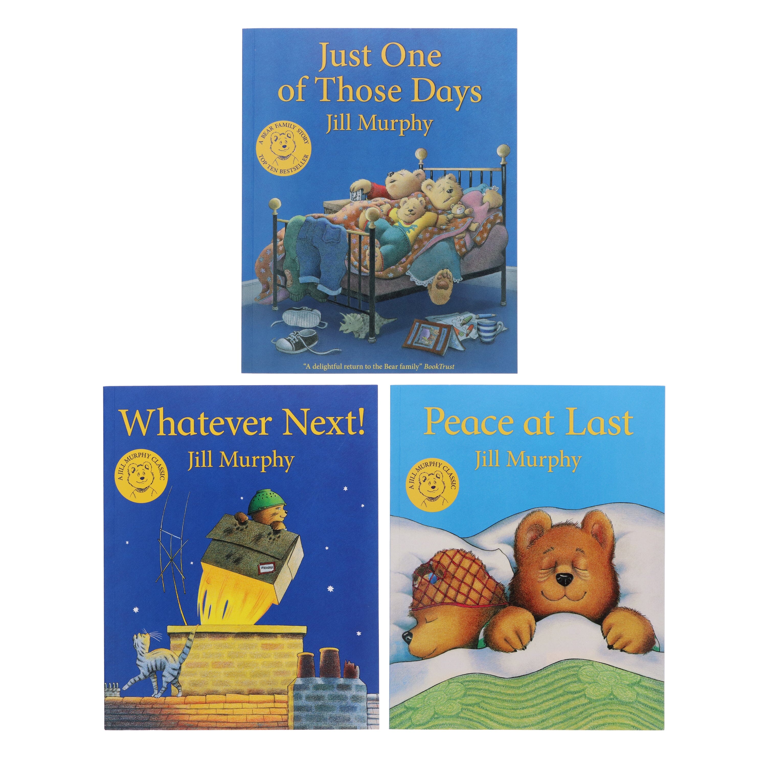 Jill Murphy Bear Family Book Series - 3 Book Collection Set for Kids Ages 2-5 | Paperback Children's Books | Perfect for Bedtime Stories & Early Learning