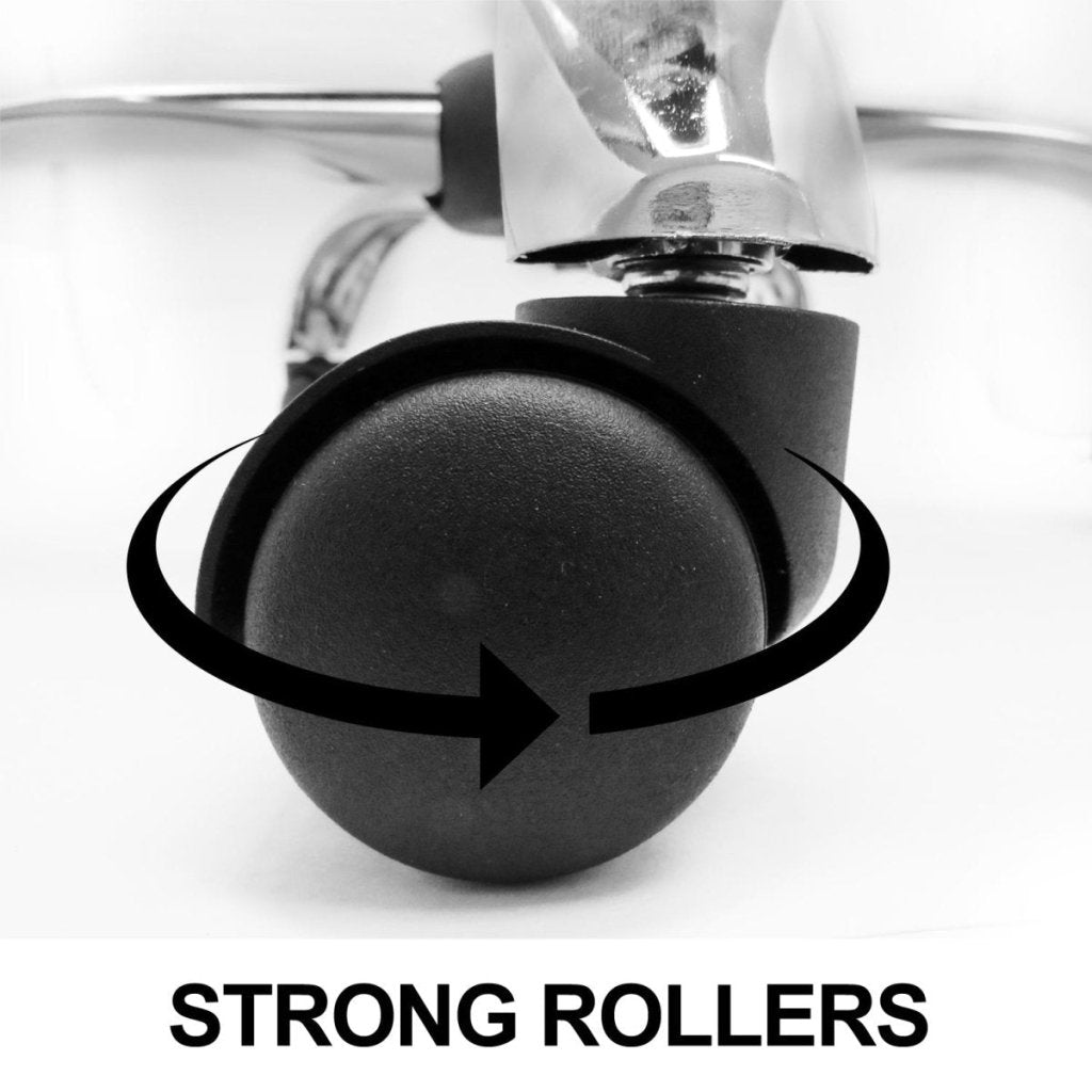 Premium Hydraulic Adjustable Height Rolling Stool with Back Support - Ergonomic Rolling Chair for Salon, Tattoo & Medical Use - Heavy Duty Swivel Stool RS541/2 for Barbers, Nurses & Office Workers