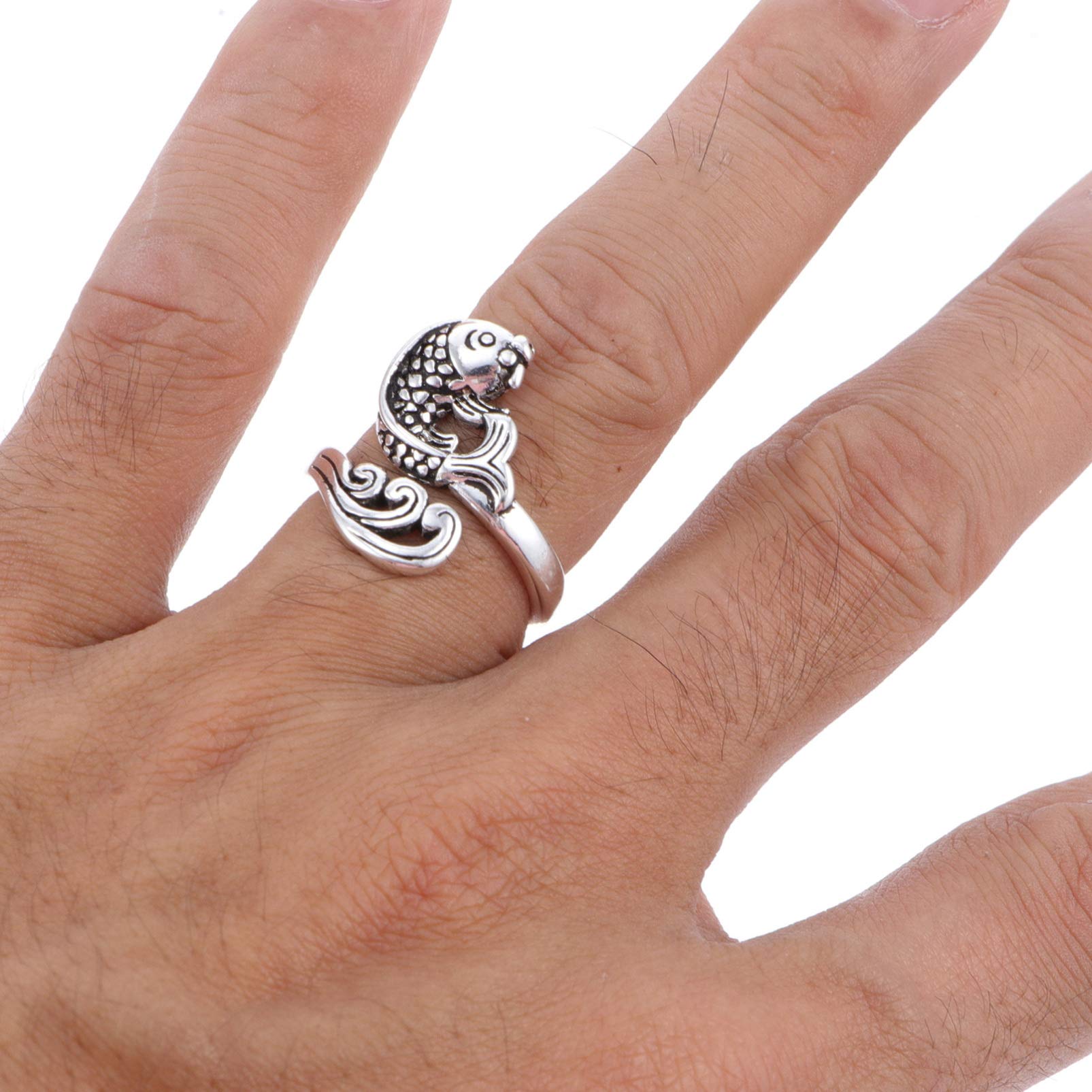EXCEART 3-Piece Adjustable Knitting Thimble Rings - Metal Crochet Hook Finger Rings for Yarn Craft, Sewing & Braiding | Perfect for Knitting, Crocheting & DIY Handmade Projects