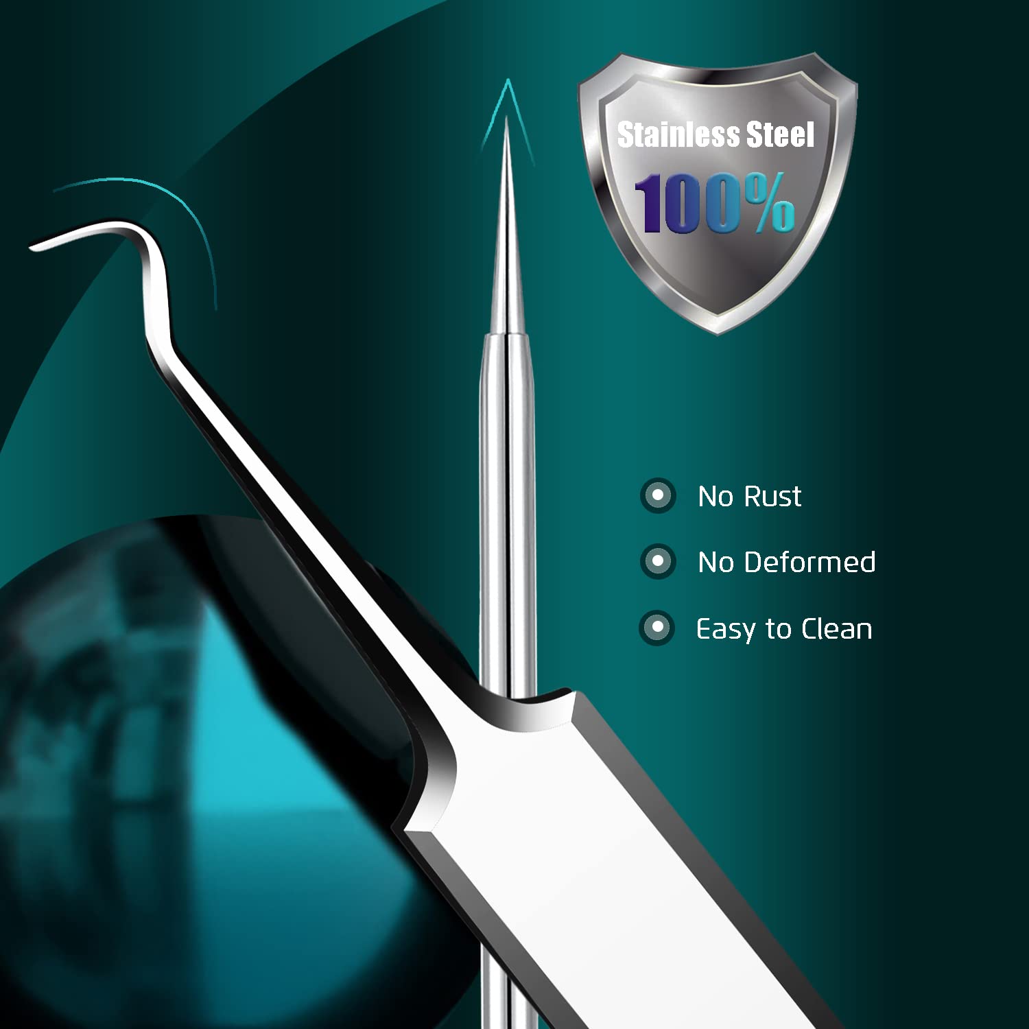 Professional Blackhead & Pimple Remover Tool Kit - Acne Comedone Extractor for Nose & Face Skin Care - Comes with Travel Case - Perfect for Home Spa & Dermatologist-Recommended Skin Treatment