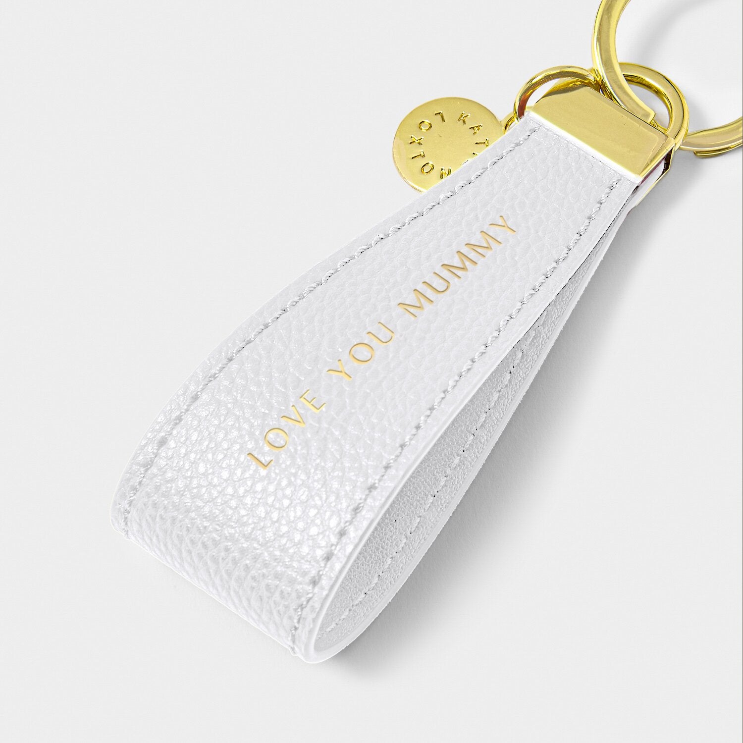 Katie Loxton Sentiment Loop Keyring - Love You Mummy in Powder Blue | Thoughtful Mother's Day Gift, Birthday Present & Keepsake for Mom