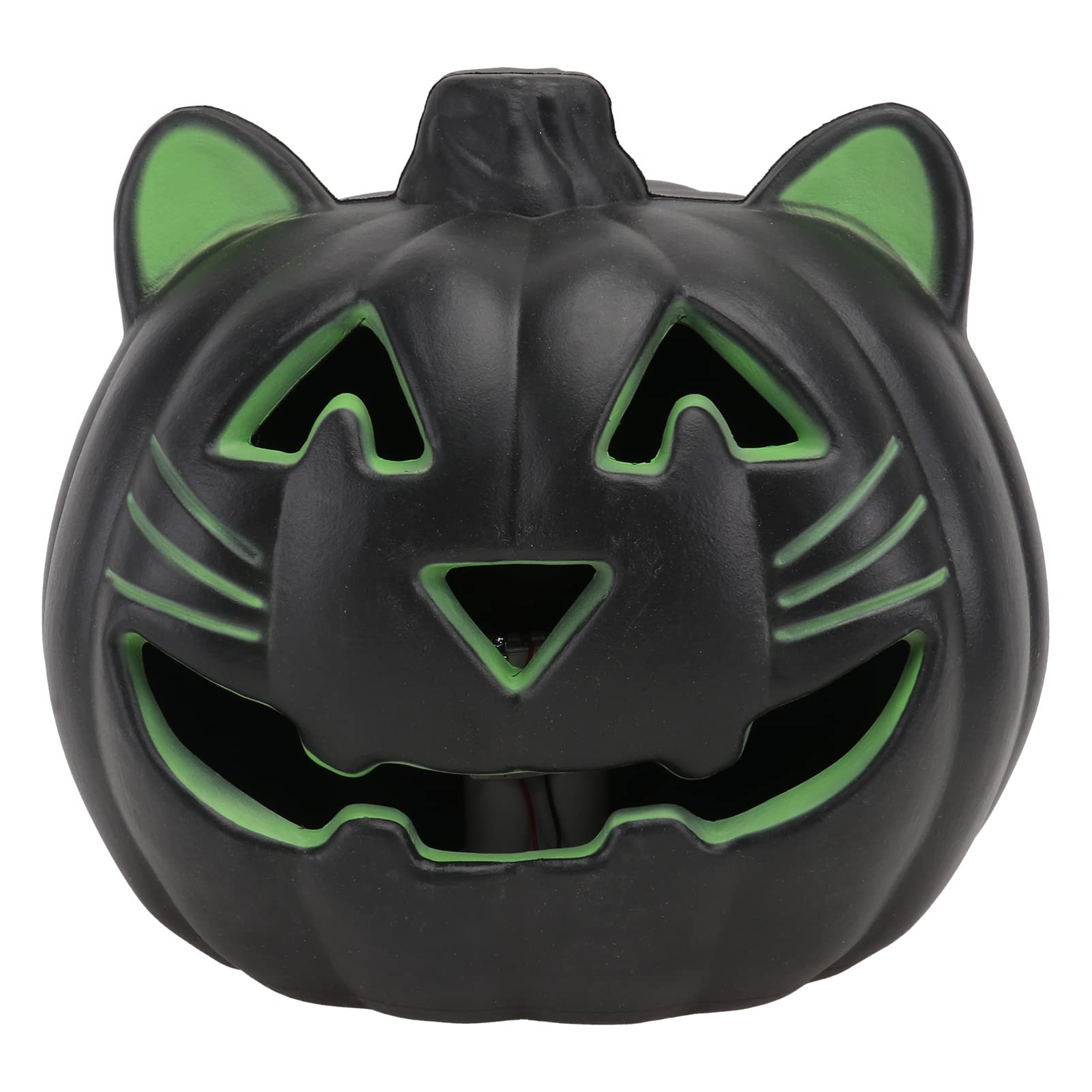 Callaron LED Pumpkin Lantern - Cute Cat Face Halloween Table Light, Battery Powered Jack O'Lantern Decor for Indoor/Outdoor Halloween Party, Porch, Yard, and Home Decoration