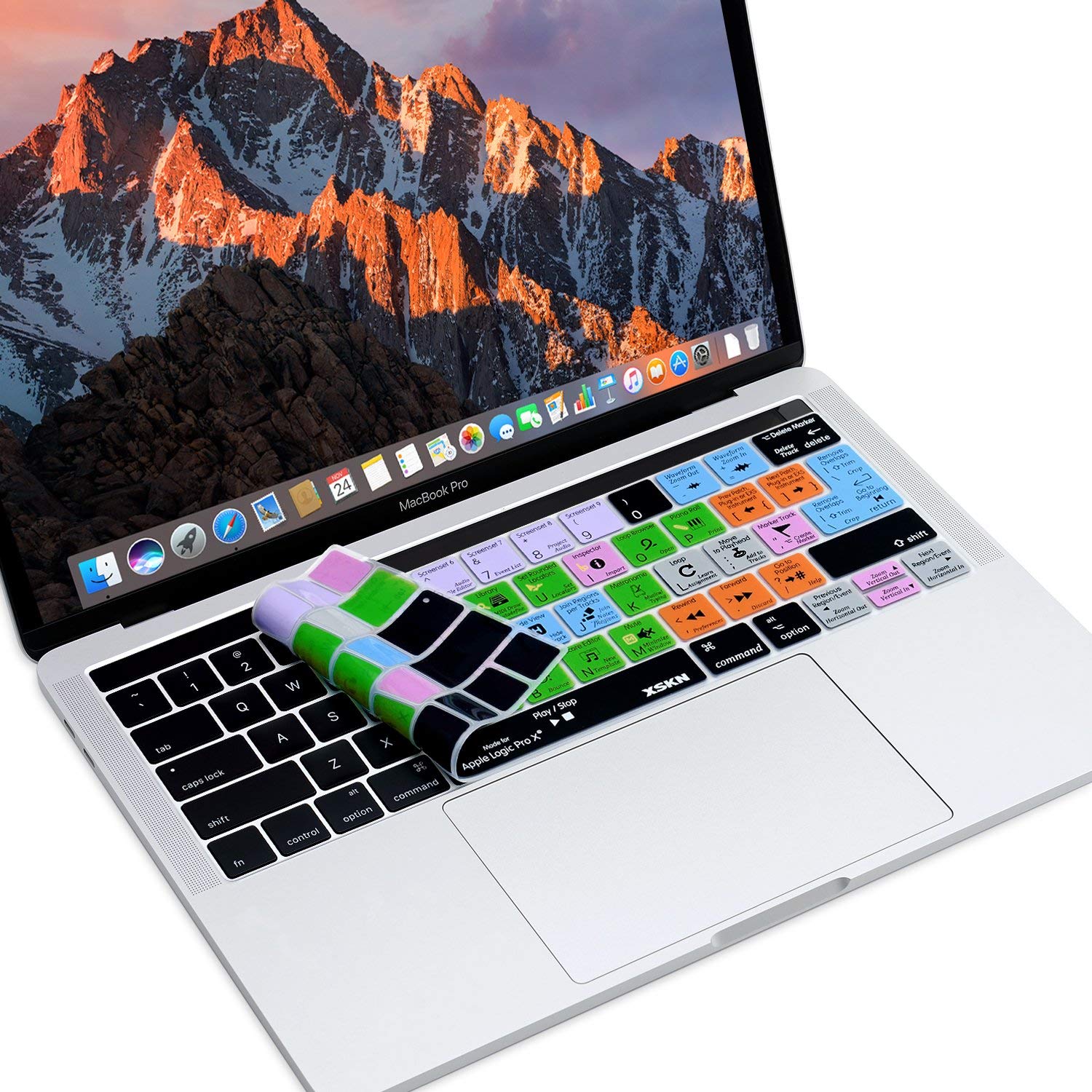 XSKN Shortcut Keyboard Cover for MacBook Pro 13