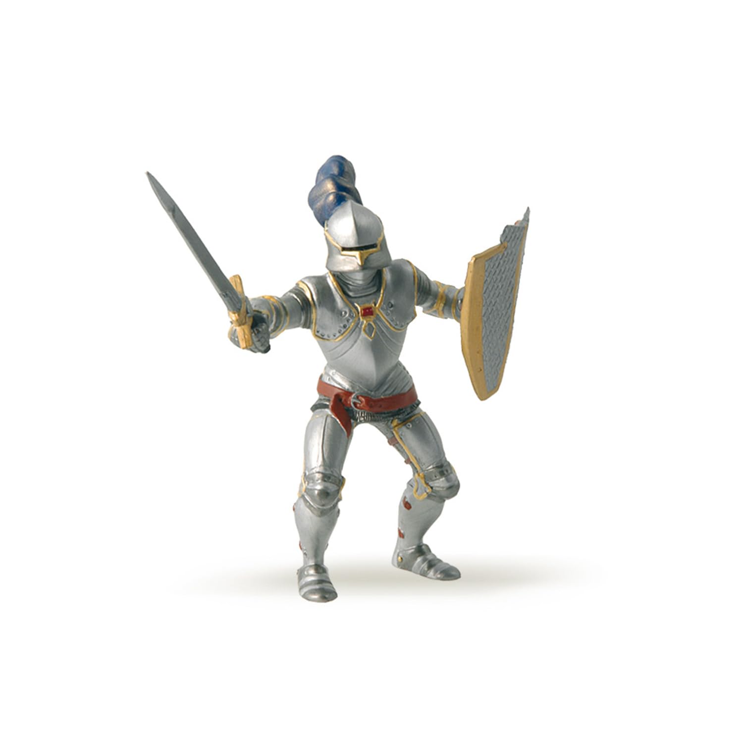 Papo Mini Tub Knights Toy Figures - 12 Piece Medieval Action Figure Set for Kids - Perfect for Playtime, Collecting & Fantasy Role-Playing Scenes