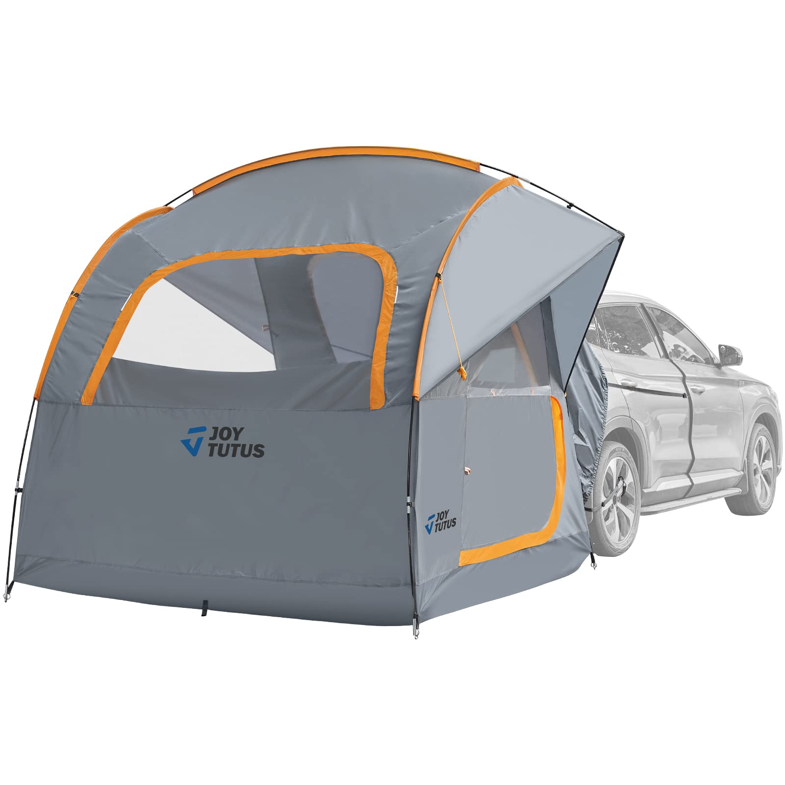 JOYTUTUS SUV Tent for Camping - 6-8 Person Waterproof PU2000mm Double Layer Shelter with Double Door Design | Perfect for Family Camping, Road Trips & Outdoor Adventures