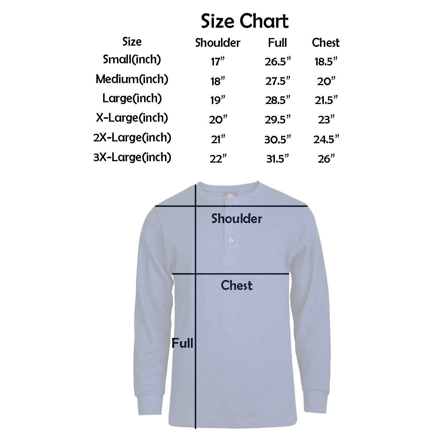 Men's Thermal Henley Shirt Long Sleeve Waffle Knit Top - Warm Winter Base Layer for Outdoor Activities & Casual Wear