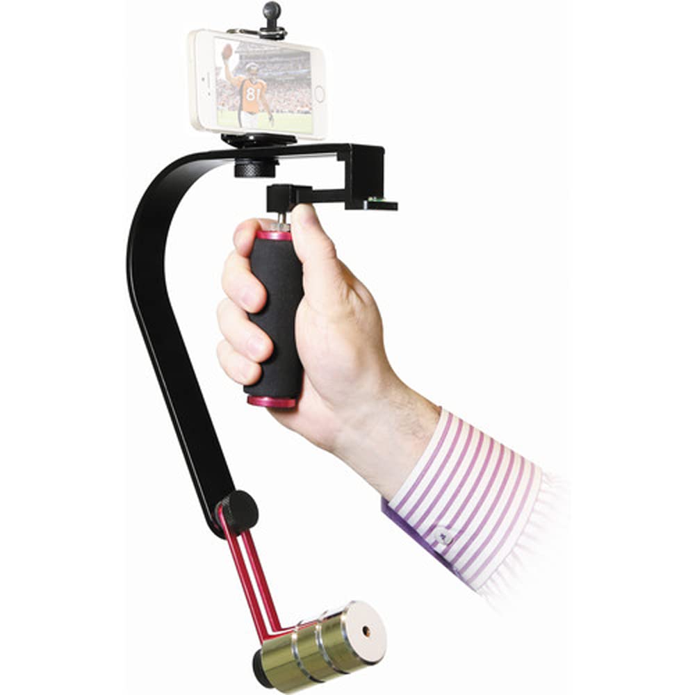 Vidpro Digital Camera Tripod Stand with Smartphone Adapter - Compatible with Nikon D810A, DSLR Cameras, Camcorders & iPhones - Includes GoPro Mount for Vlogging, Photography & Live Streaming