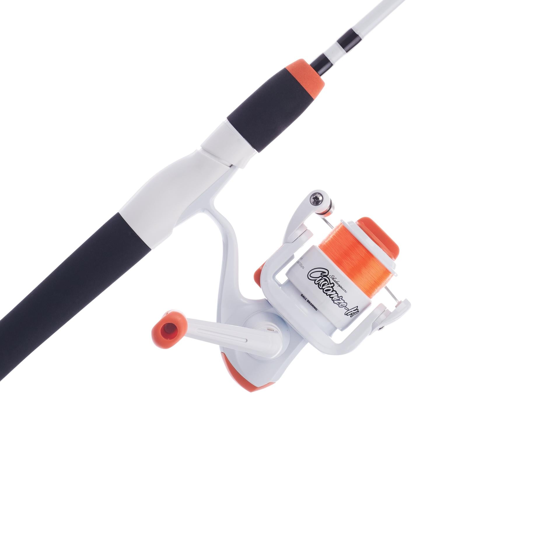 Customize It® Spinning Fishing Rod and Reel Combo - Lightweight Graphite Fishing Pole with Smooth Ball Bearings for Freshwater & Saltwater Angling - Perfect for Bass, Trout, and Walleye Fishing Trips