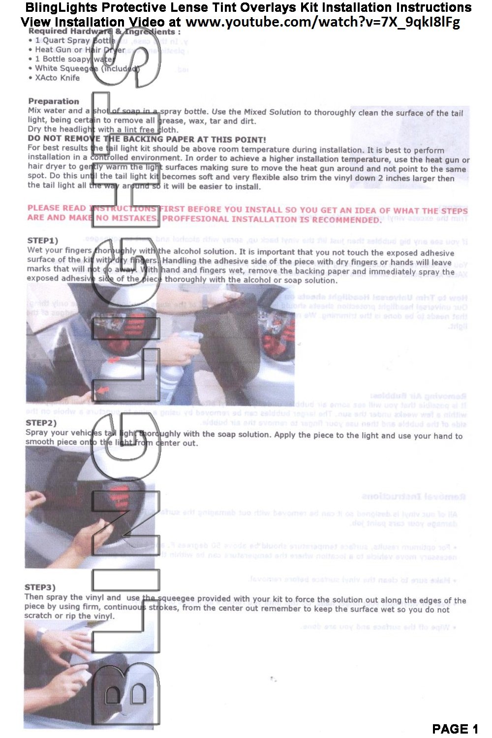 Smoke Tinted Taillight Vinyl Overlay Covers for Dodge Charger (2006-2023) - Easy DIY Installation, Waterproof Protection - Upgrade Your Car's Rear Lights for a Sleek Custom Look (Perfect for Night Driving & Car Shows)